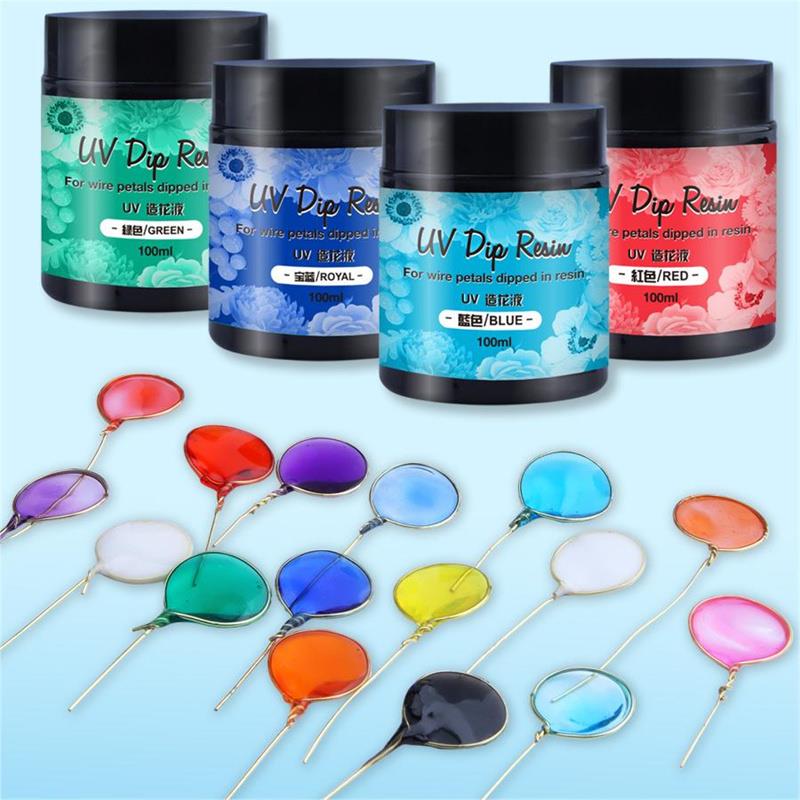 100ml UV DIP Resin Glue For Wi - Flower Preservation Resin reseña y precio
