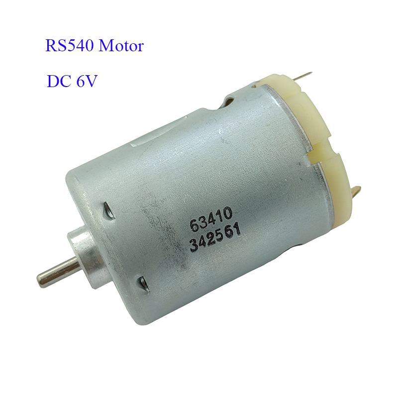 RS-540 Motor DC 6V High Speed  - Vacuum Chamber Small reseña y precio