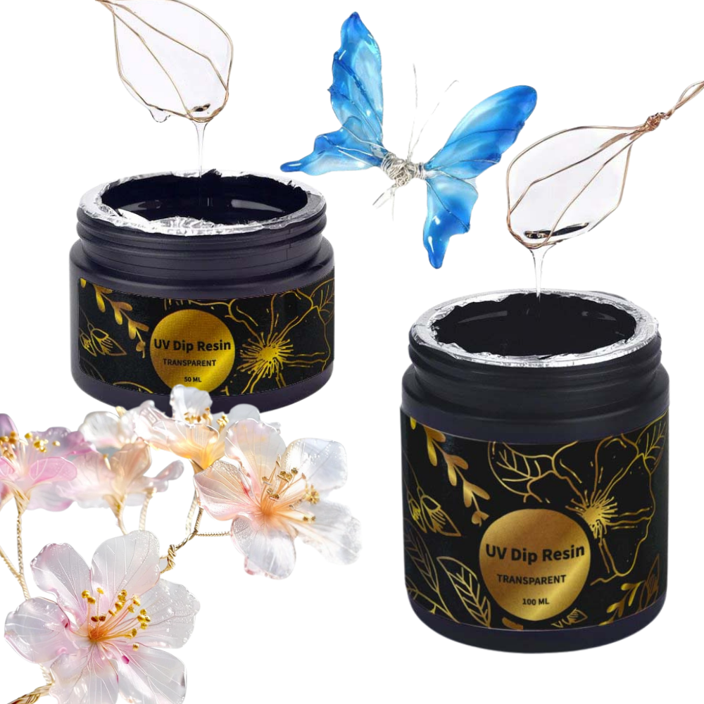 UV DIP Resin Glue Set 50/100ml - Flower Preservation Resin reseña y precio