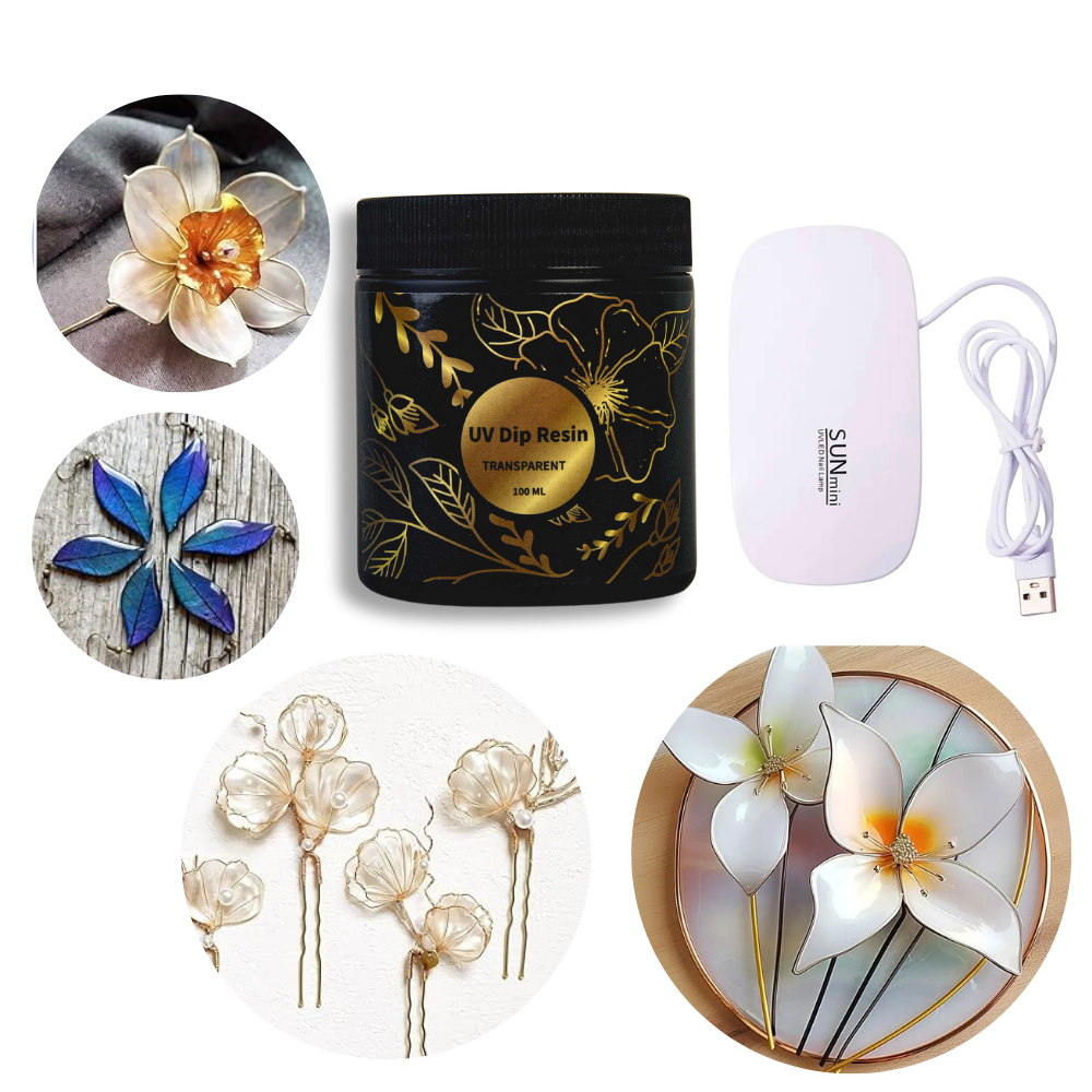 UV DIP Resin Glue Set 50/100ml - Flower Preservation Resin reseña y precio