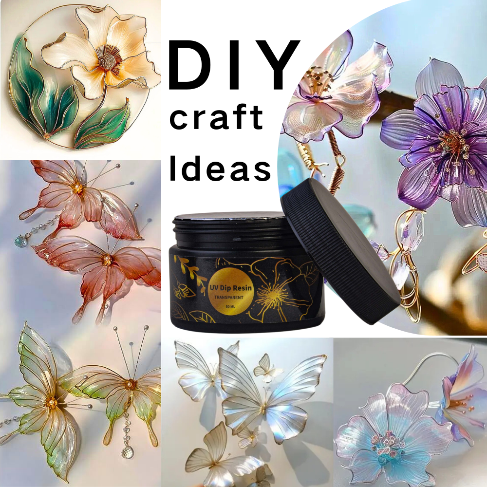 UV DIP Resin Glue Set 50/100ml - Flower Preservation Resin reseña y precio