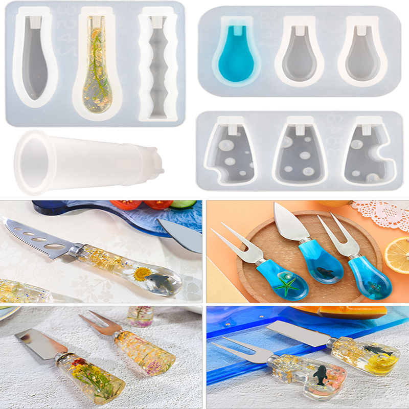 DM379 Knife And Fork Handle Re - Flower Preservation Resin reseña y precio