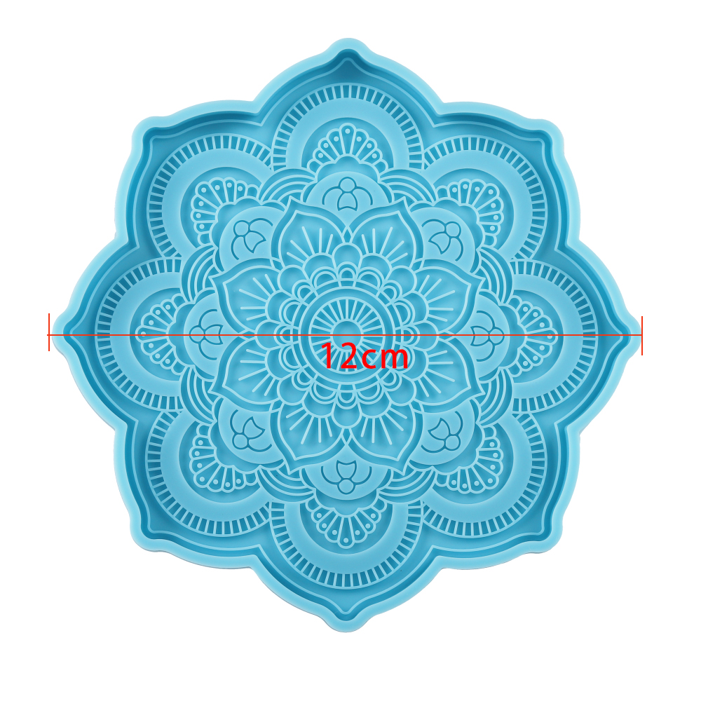 Mandala Coaster Silicone Mold  - Coaster Mold Round reseña y precio