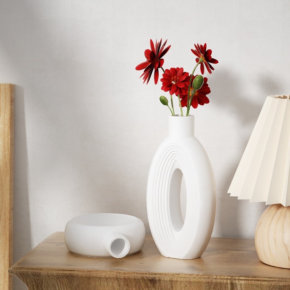 Oval Stripe Silicone Vase Mold - Resin Craft Workshop reseña y precio