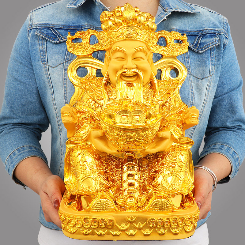 Feng Shui Gold God of Wealth L - Resin Crafts reseña y precio