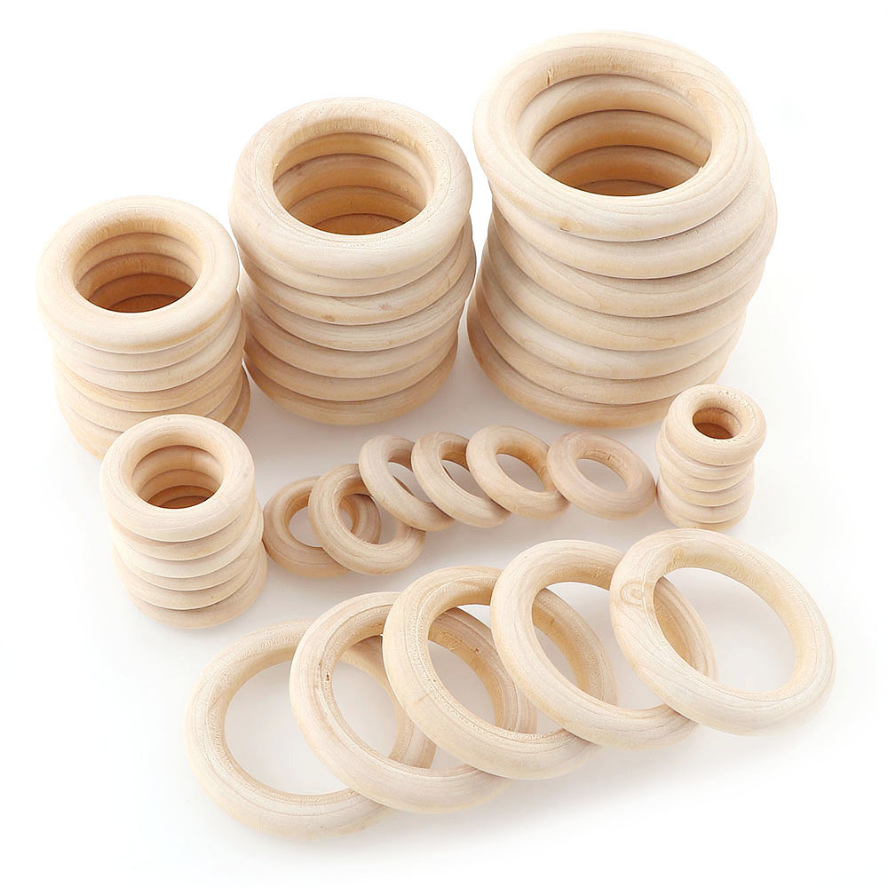 Unfinished Wooden Rings 20-60m - Wood Ring Blank reseña y precio