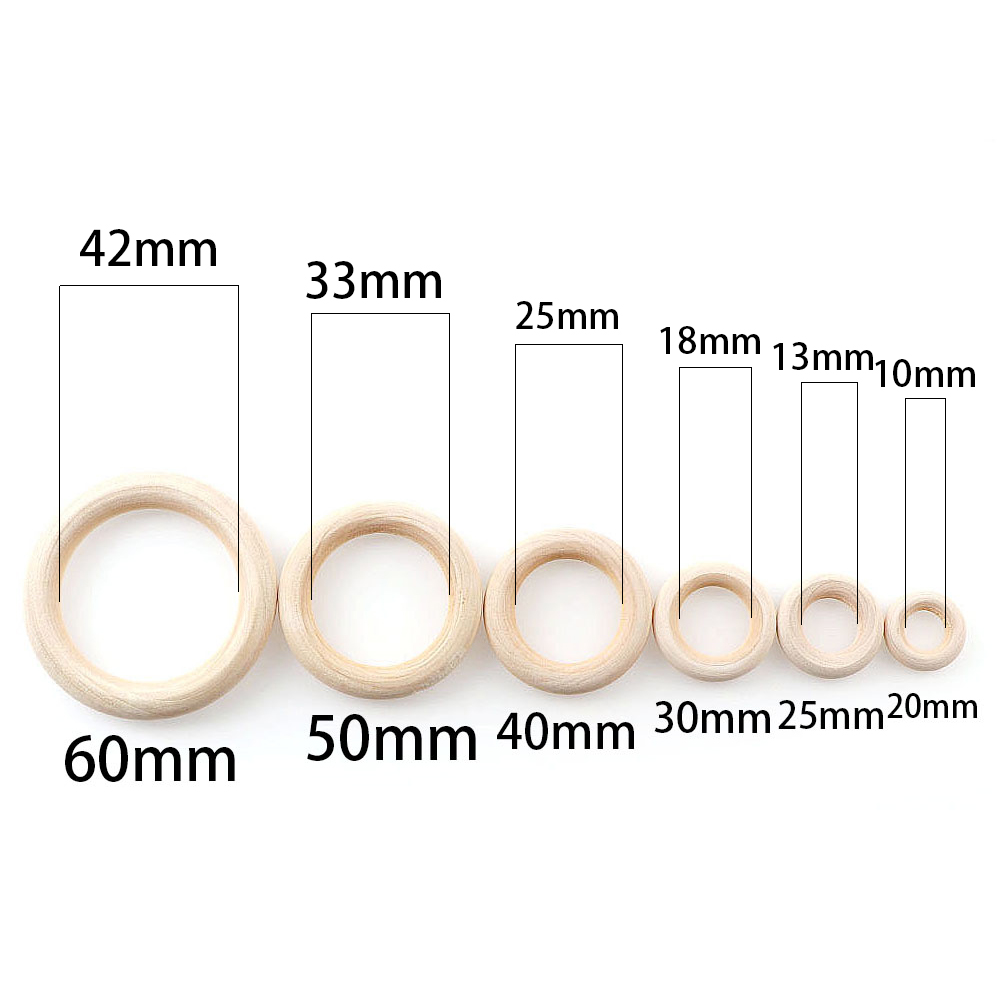 Unfinished Wooden Rings 20-60m - Wood Ring Blank reseña y precio