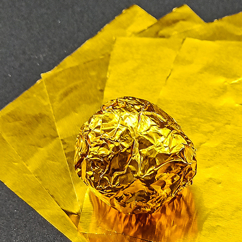 100pcs 20cm Gold Aluminium Foi - Gold Foil Flakes reseña y precio