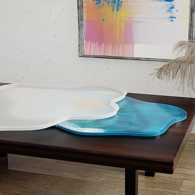 Large 61cm Irregular tray epox - Resin Ocean Wave Mold reseña y precio