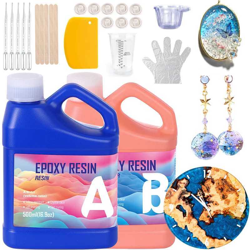 Easy Mixing Epoxy Resin Kit Cr - Epoxy Uv Resin Kit reseña y precio