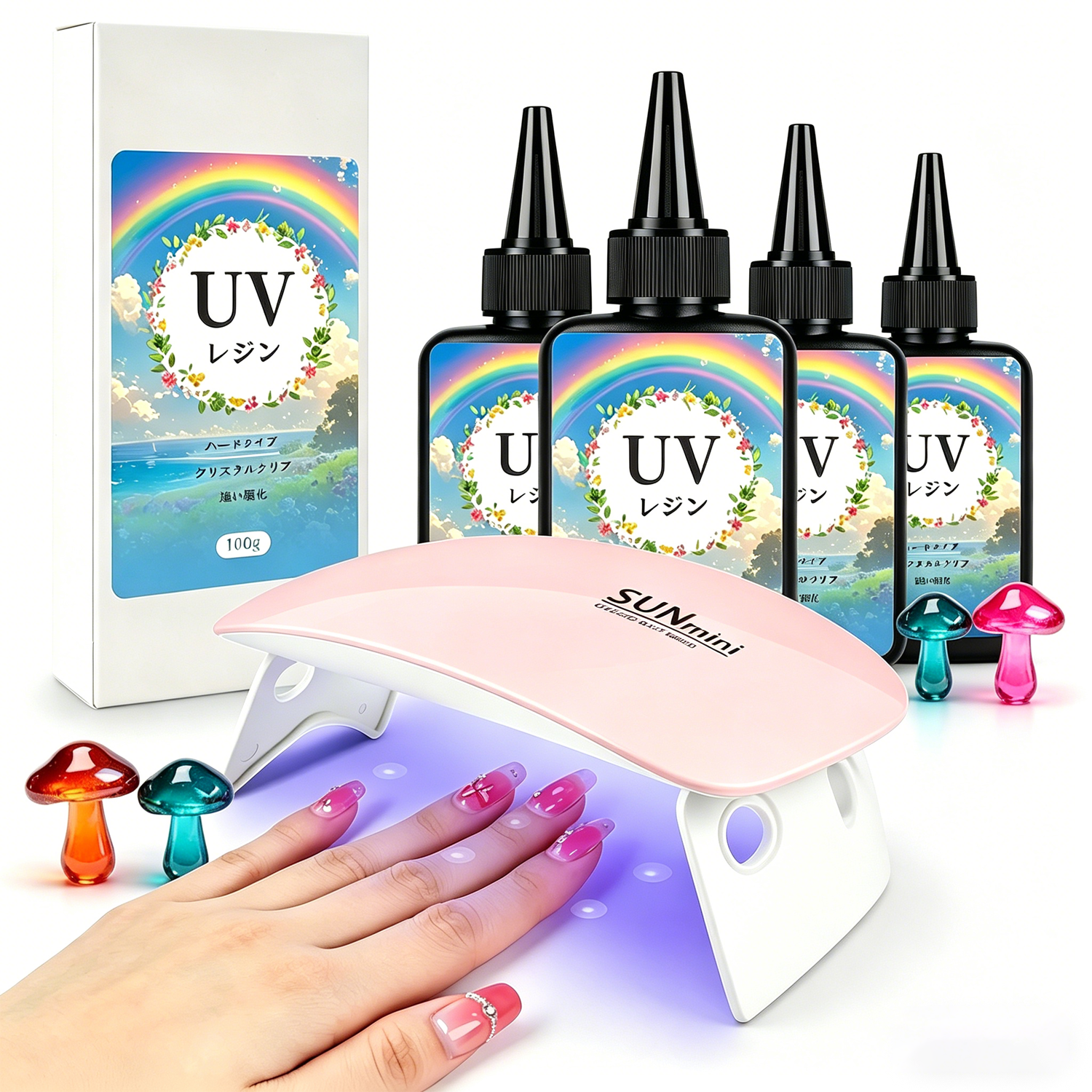 UV Resin,Crystal Clear,Hard UV - Epoxy Uv Resin Kit reseña y precio