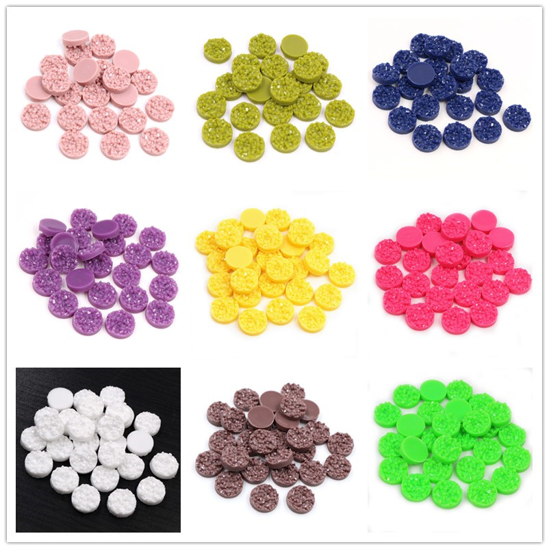 40pcs Resin Druzy Cabochons Do - Resin Craft Projects reseña y precio