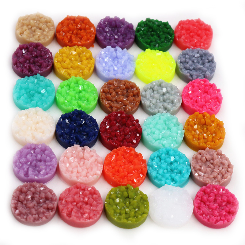 40pcs Resin Druzy Cabochons Do - Resin Craft Projects reseña y precio