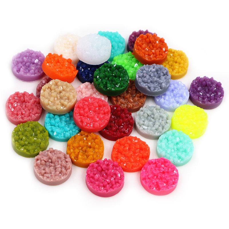 40pcs Resin Druzy Cabochons Do - Resin Craft Projects reseña y precio