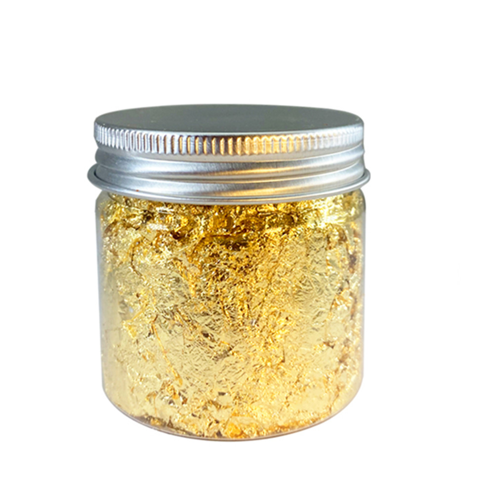 Imitation Rose Gold Silver Cop - Gold Foil Flakes reseña y precio