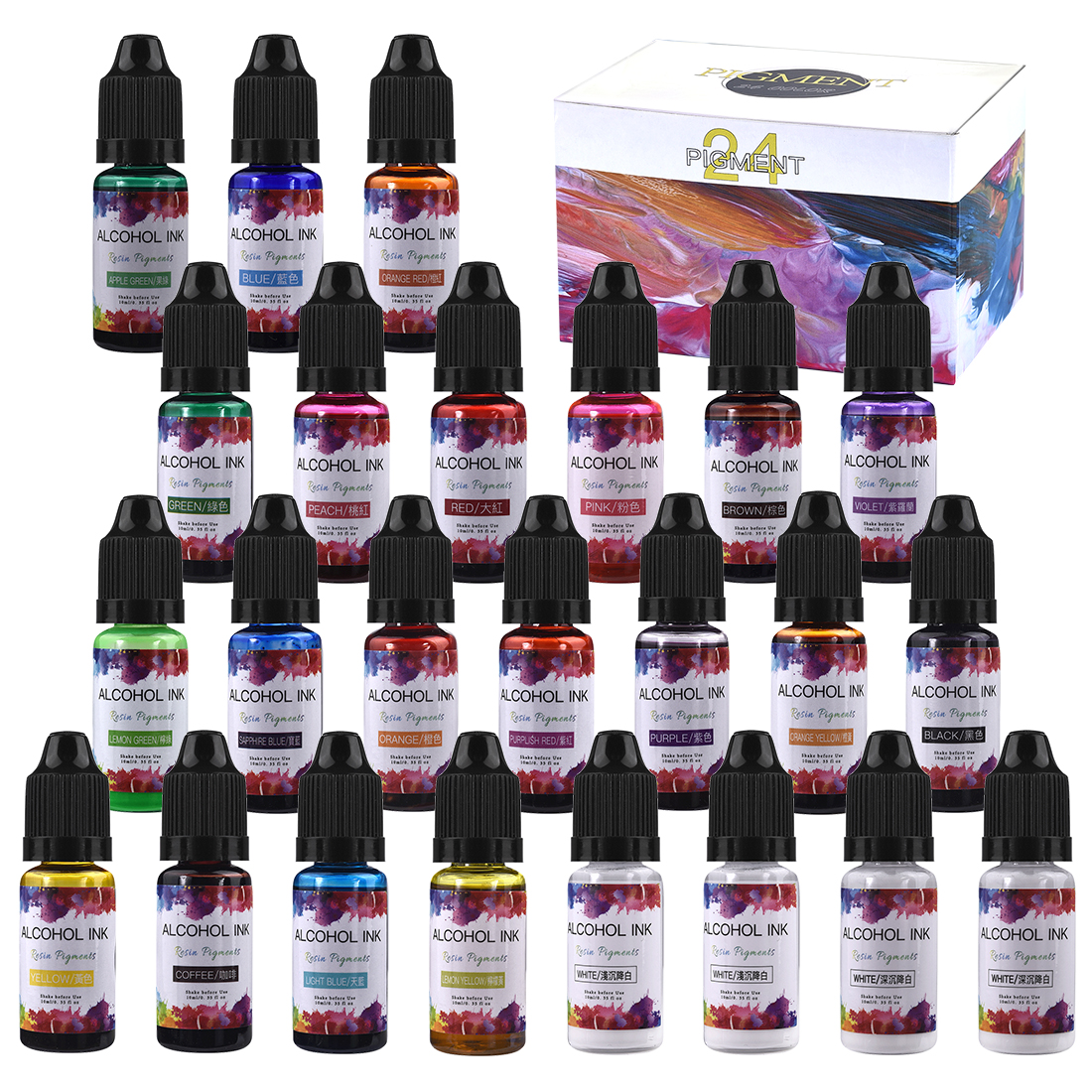 10ML Art Ink Alcohol Resin Pig - Epoxy Uv Resin Kit reseña y precio