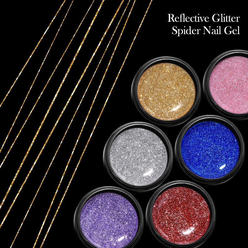 6Pcs/Set Reflective Glitter Sp - Resin Glitter Pack reseña y precio