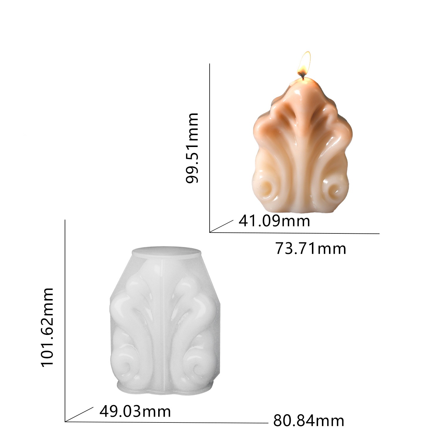 Ocean Shell Candle Silicone Mo - Resin Ocean Wave Mold reseña y precio