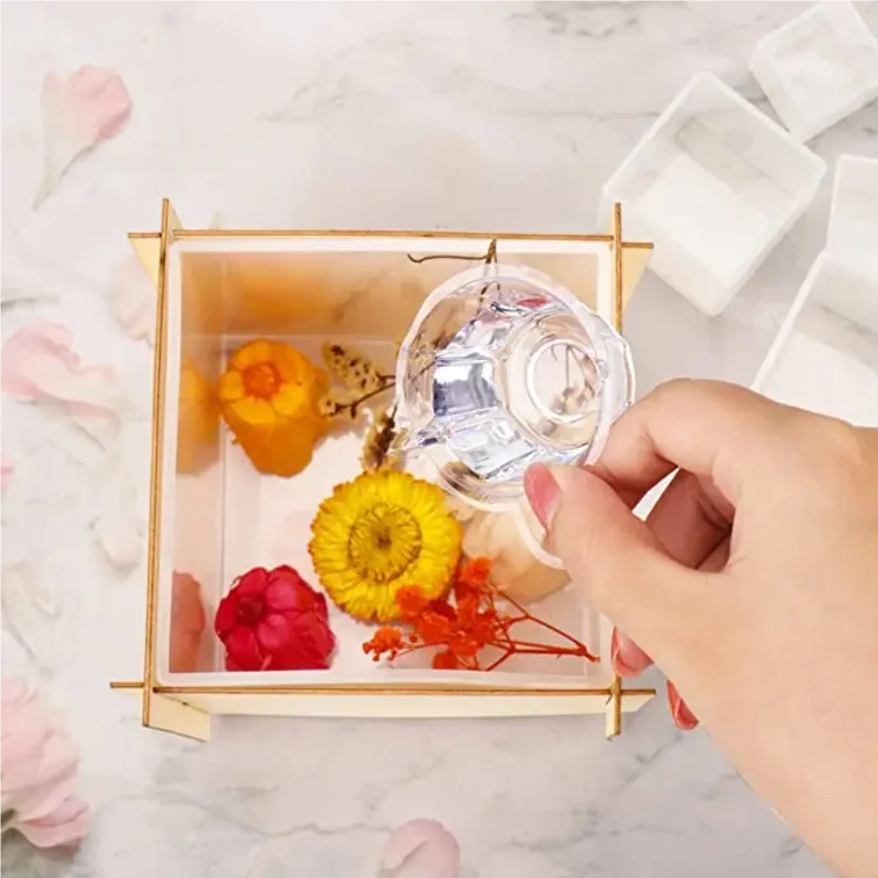 Large Square Resin Molds Upgra - Flower Preservation Resin reseña y precio