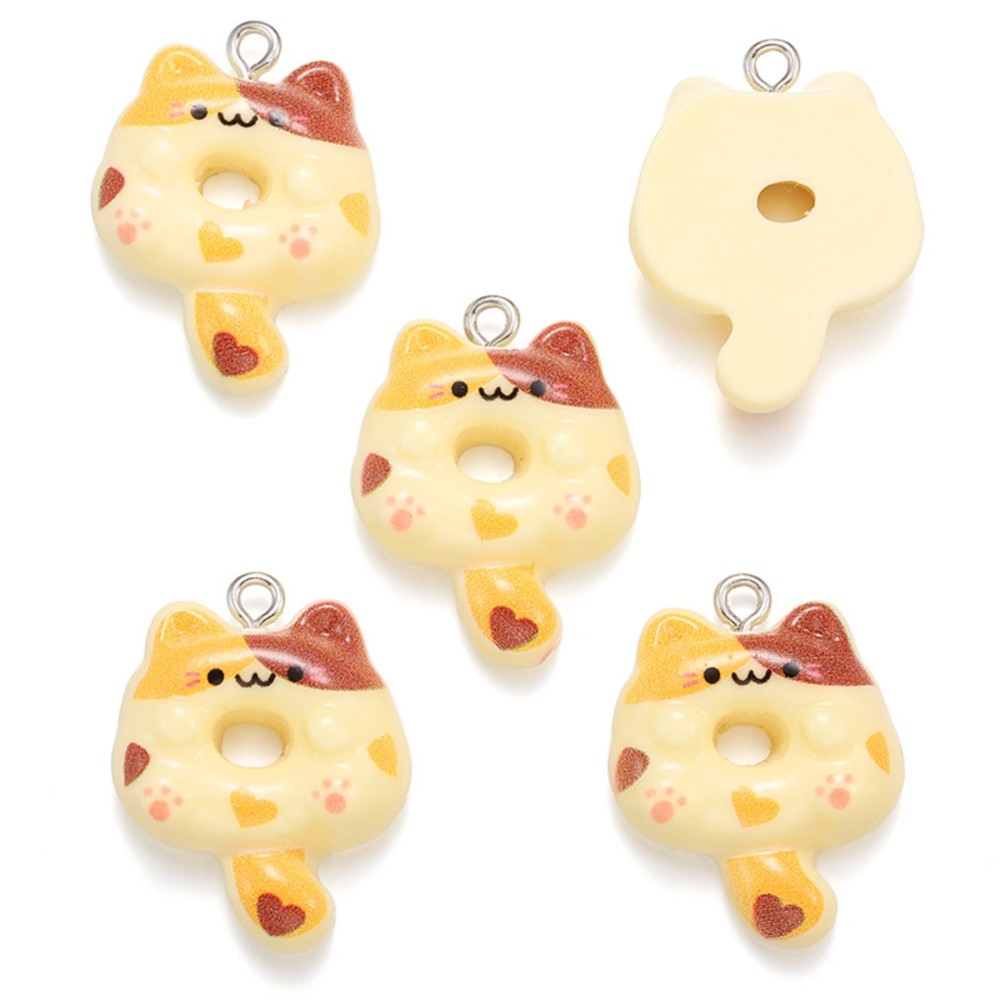 10Pcs Kawaii Cartoon Cat Resin - Resin Crafts Diy reseña y precio