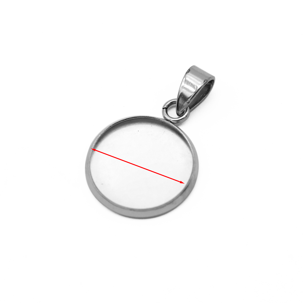 10pcs 316 Stainless Steel 6~20 - Bezels Set Pendant reseña y precio