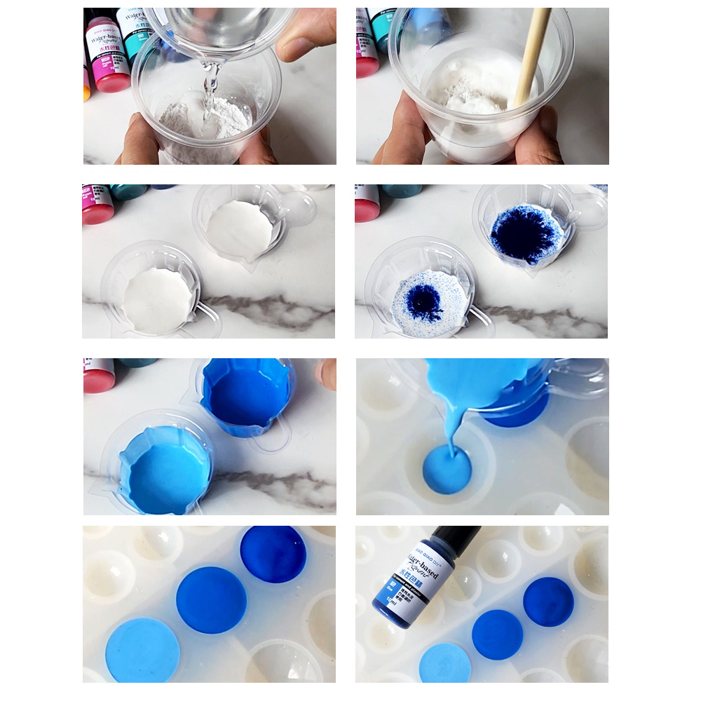 10ml Gypsum Cement Coloring Pl - Resin Pigment Set reseña y precio
