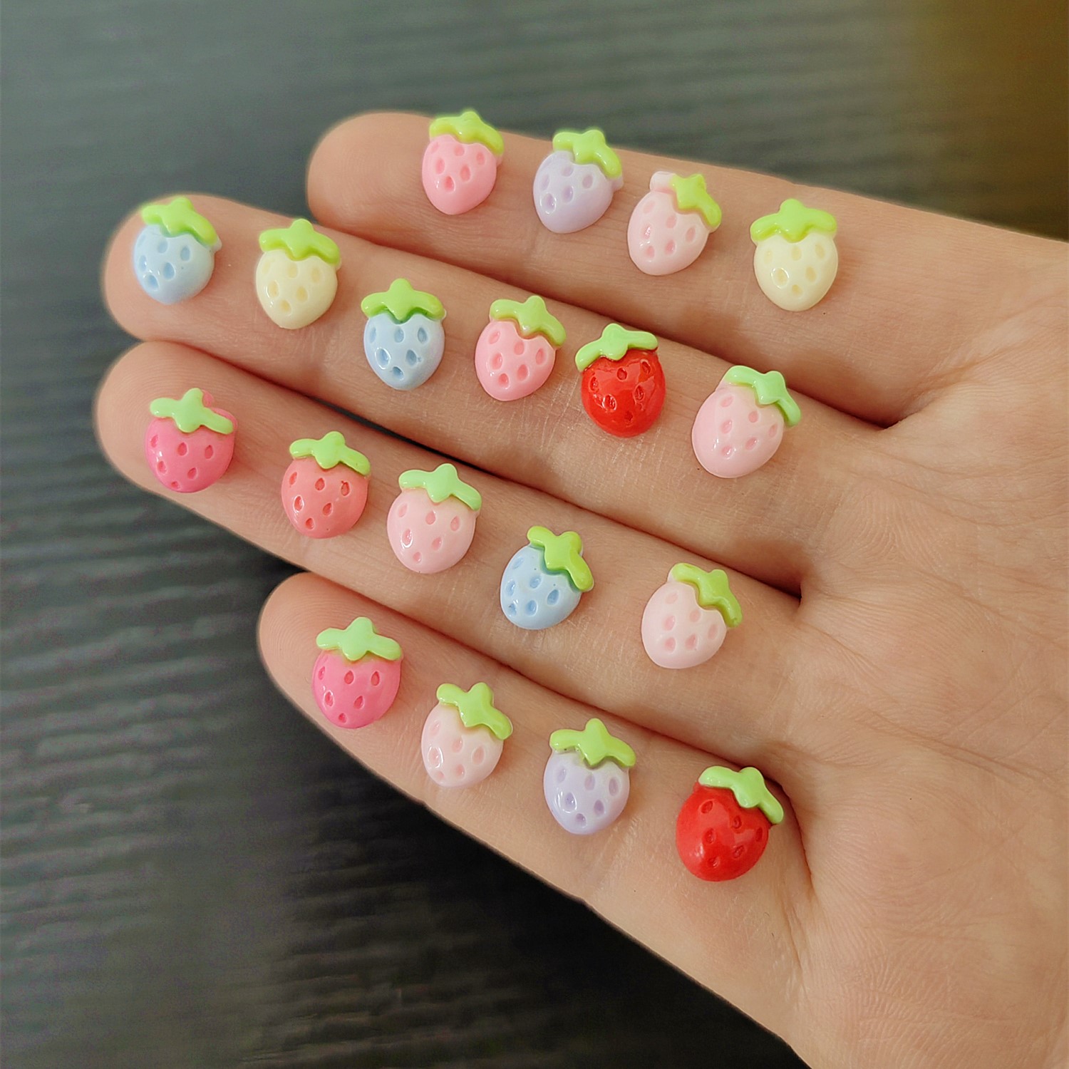 30Pcs New Cute Resin Mini Smal - Flower Preservation Resin reseña y precio