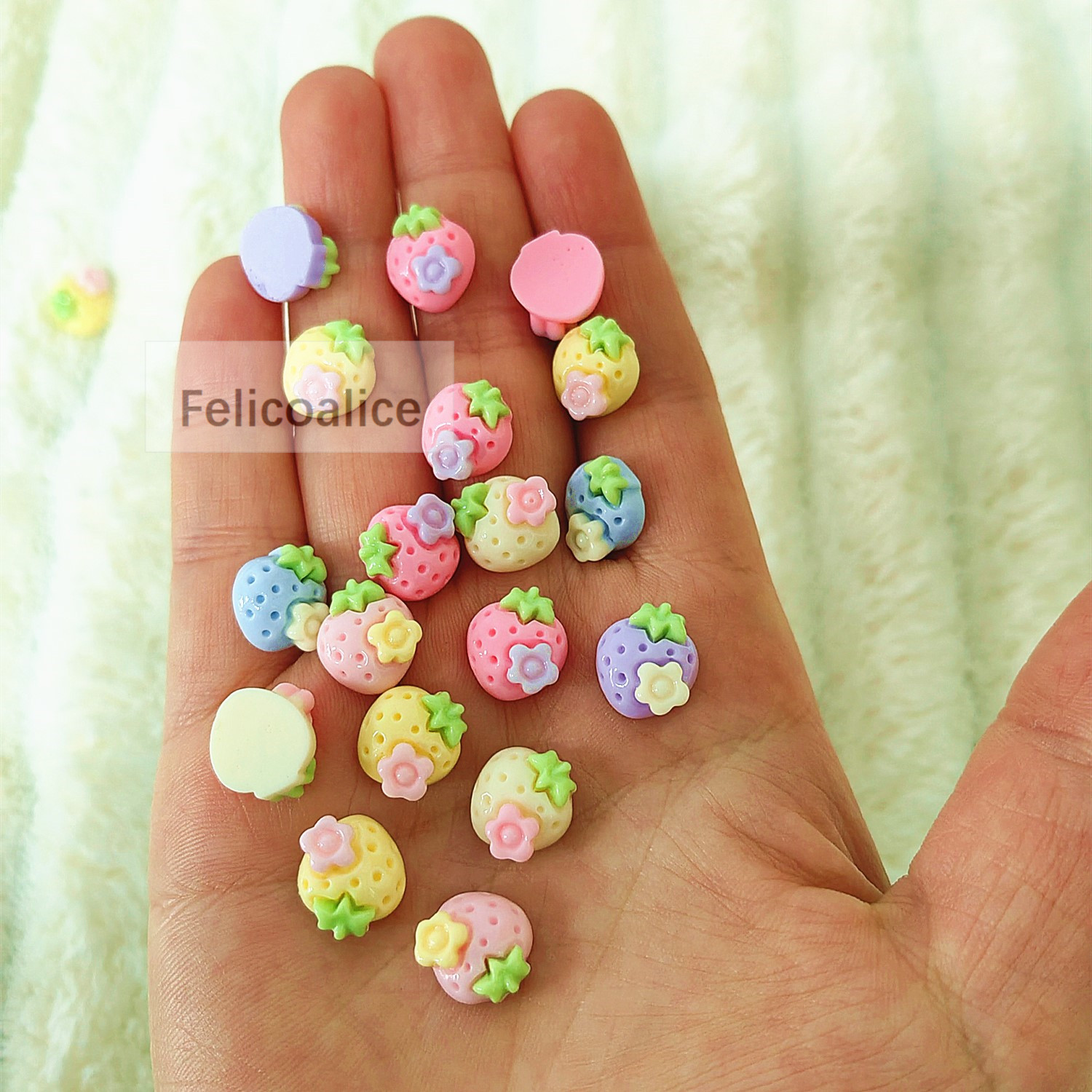30Pcs New Cute Resin Mini Smal - Flower Preservation Resin reseña y precio