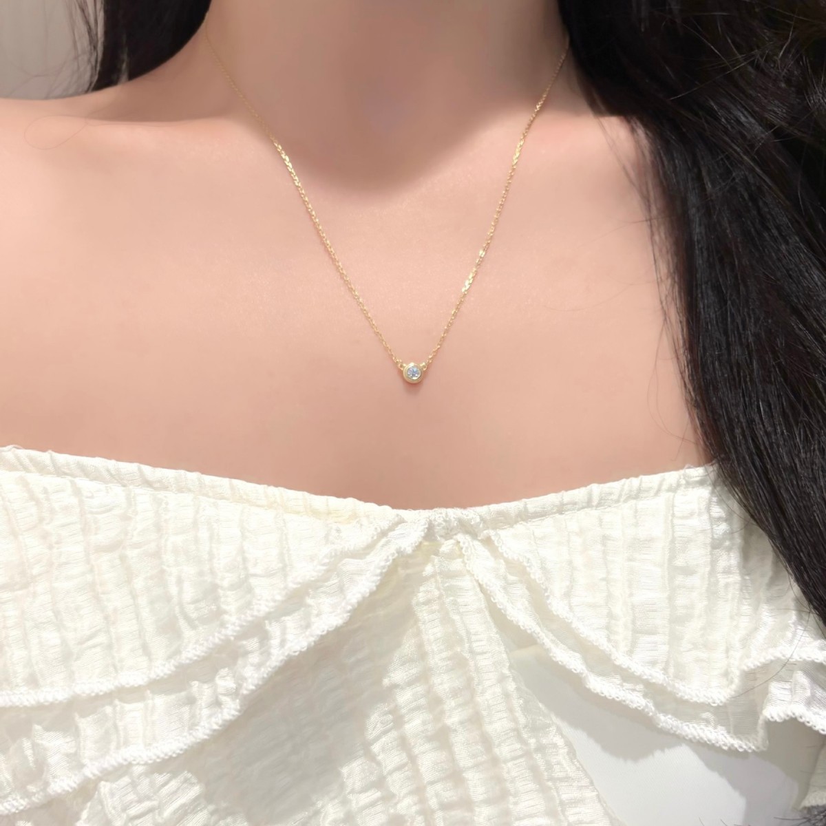 S925 Sterling Silver Moissanit - Bezels Set Pendant reseña y precio