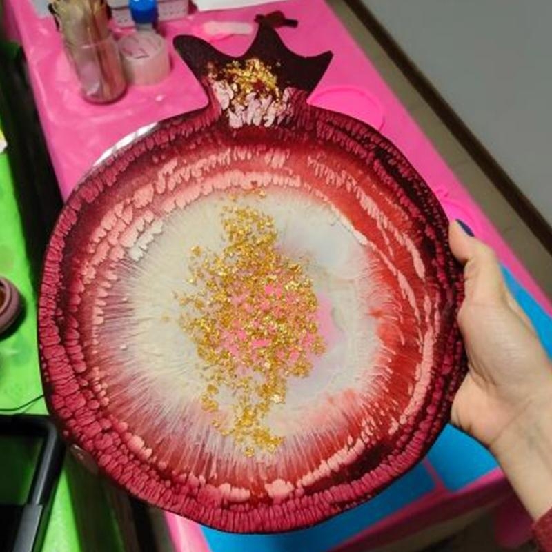 X6HE Pomegranate Geode Agate E - Geode Mold Silicone reseña y precio