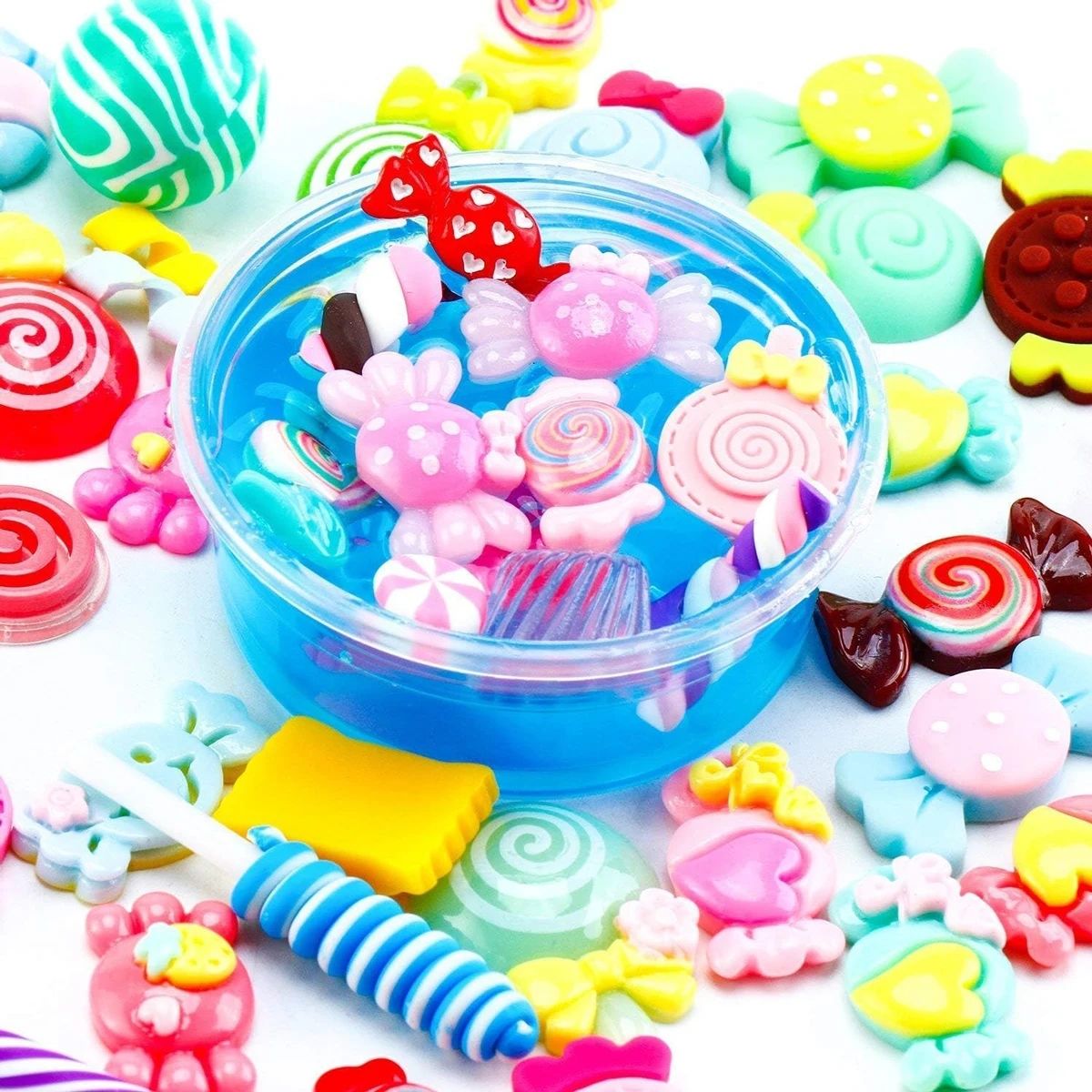 30pcs Random Candy Slime Charm - Resin Jewelry Kit reseña y precio