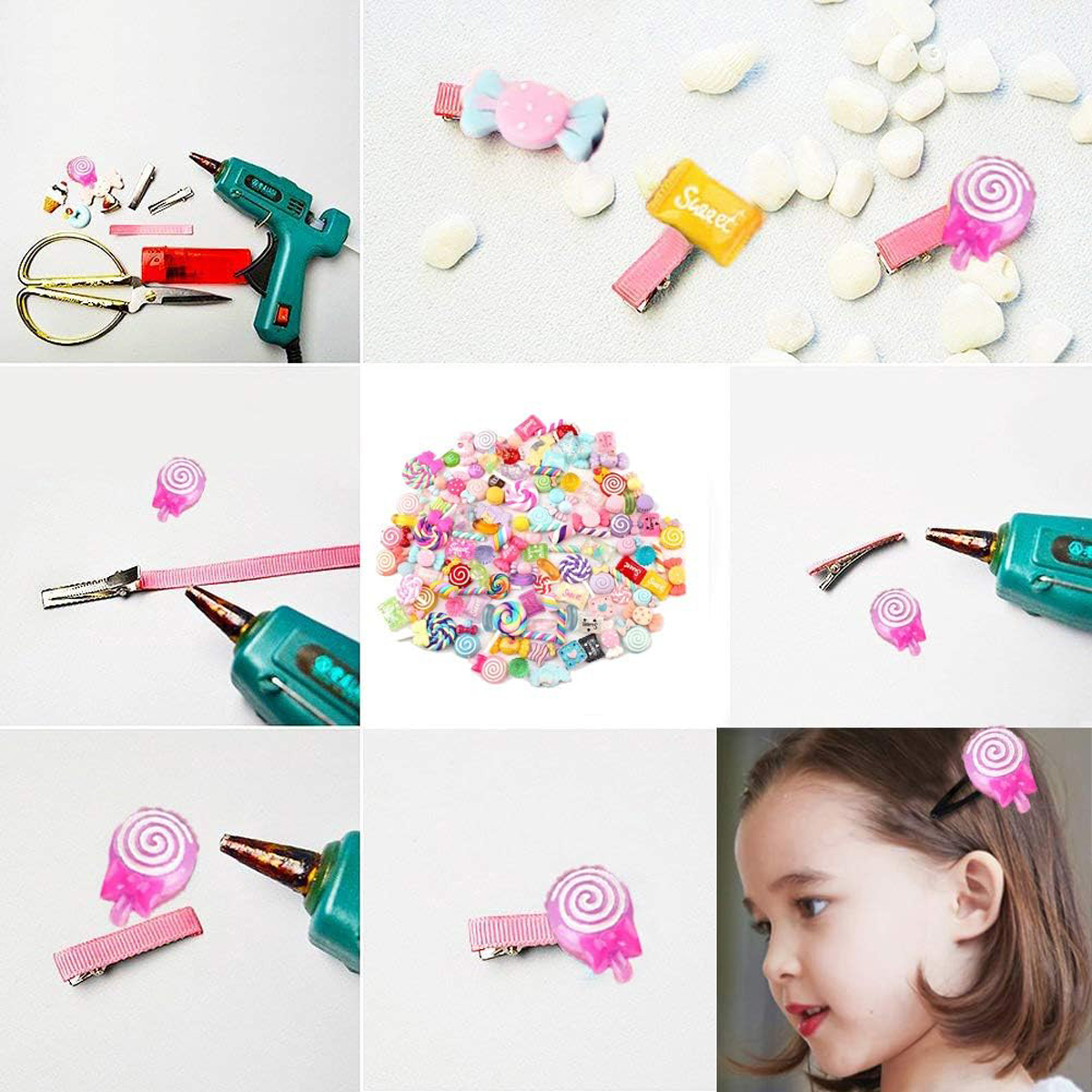 30pcs Random Candy Slime Charm - Resin Jewelry Kit reseña y precio