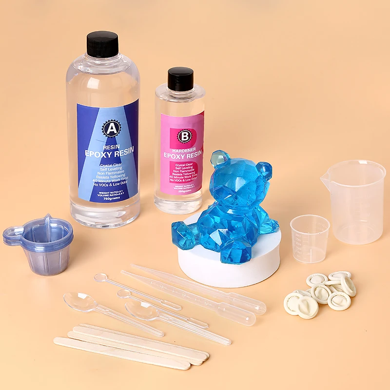 Epoxy Resin Kit Crystal Clear  - Mixing Cup Silicone reseña y precio