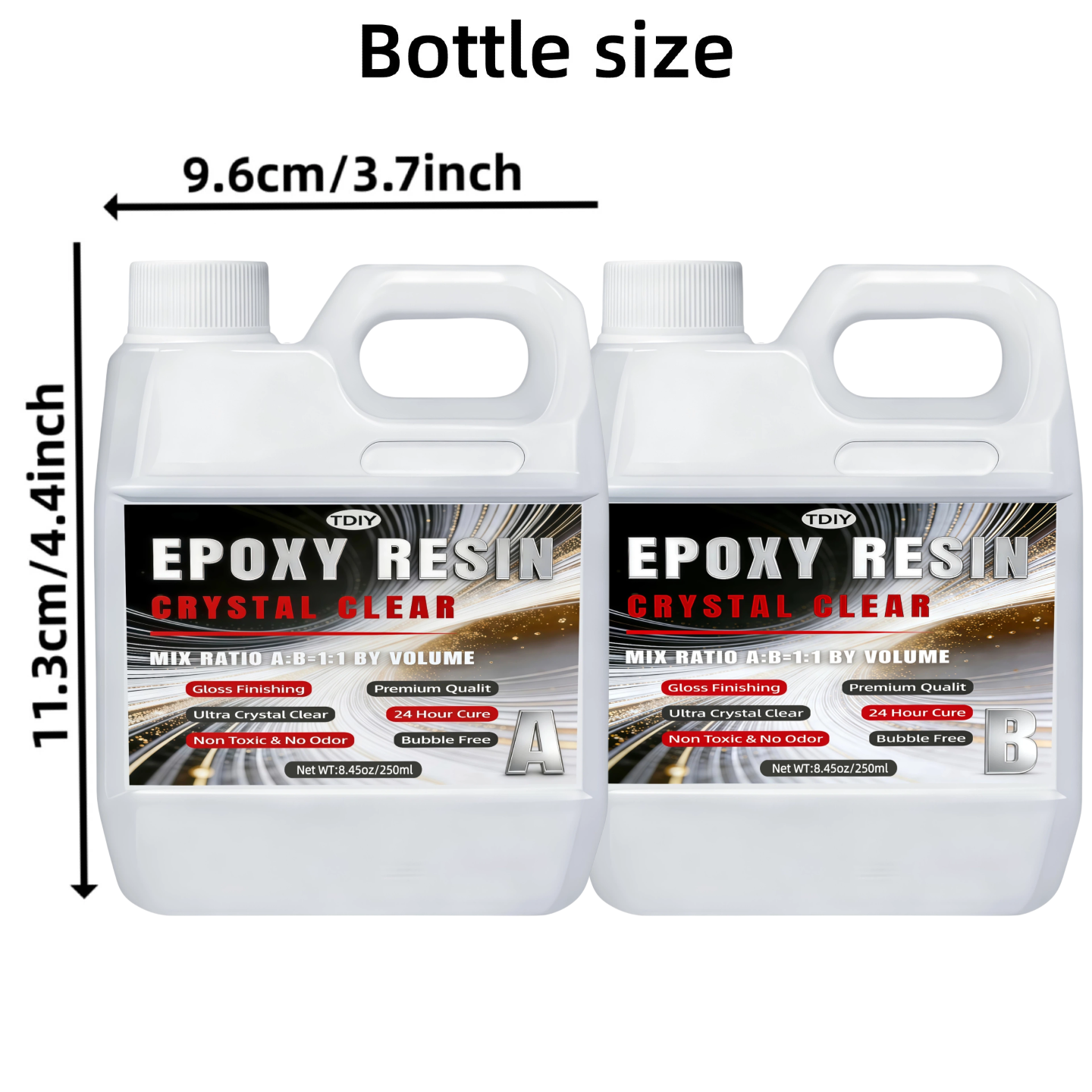 1:1 Crystal Clear Epoxy Resin  - Epoxy Uv Resin Kit reseña y precio