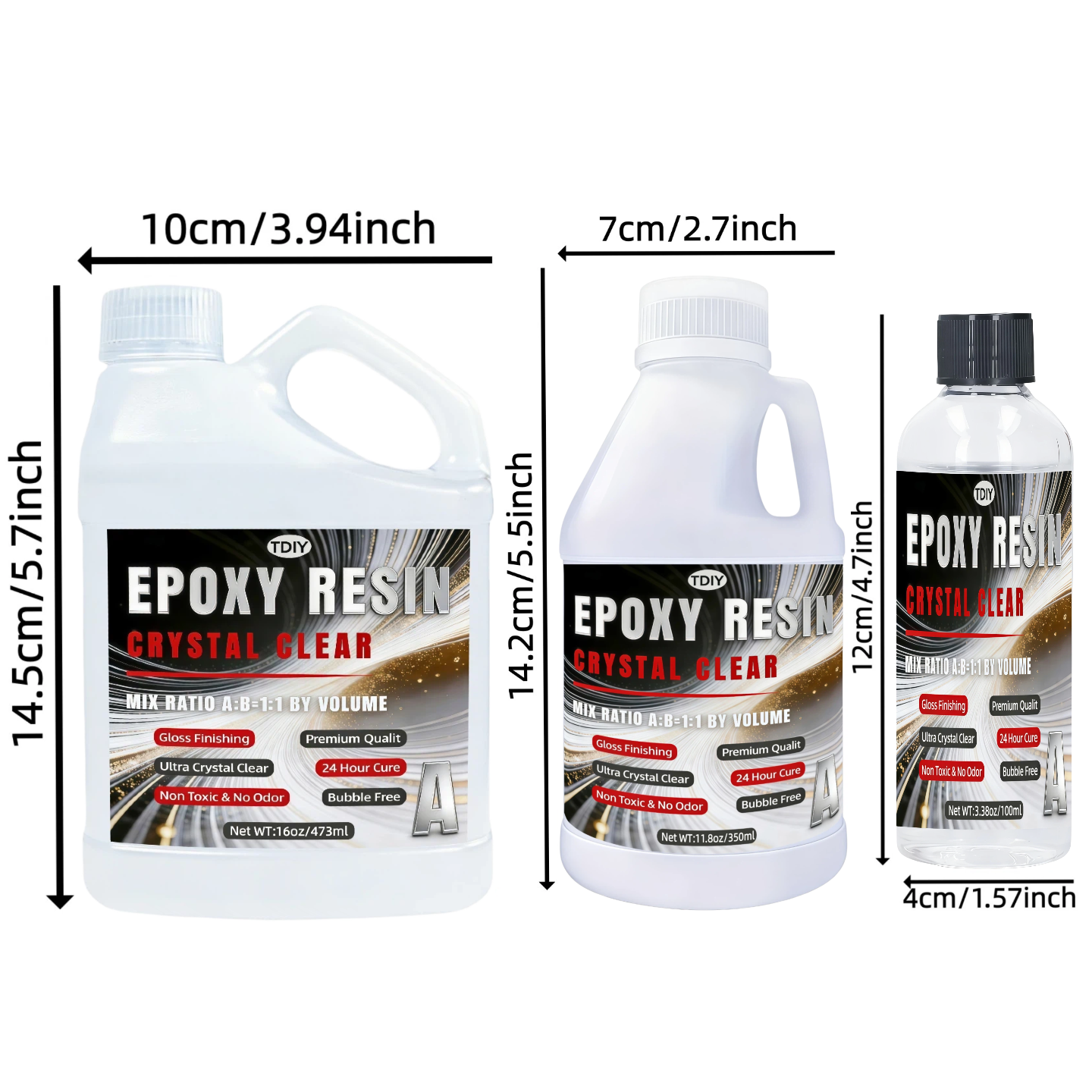 1:1 Crystal Clear Epoxy Resin  - Epoxy Uv Resin Kit reseña y precio