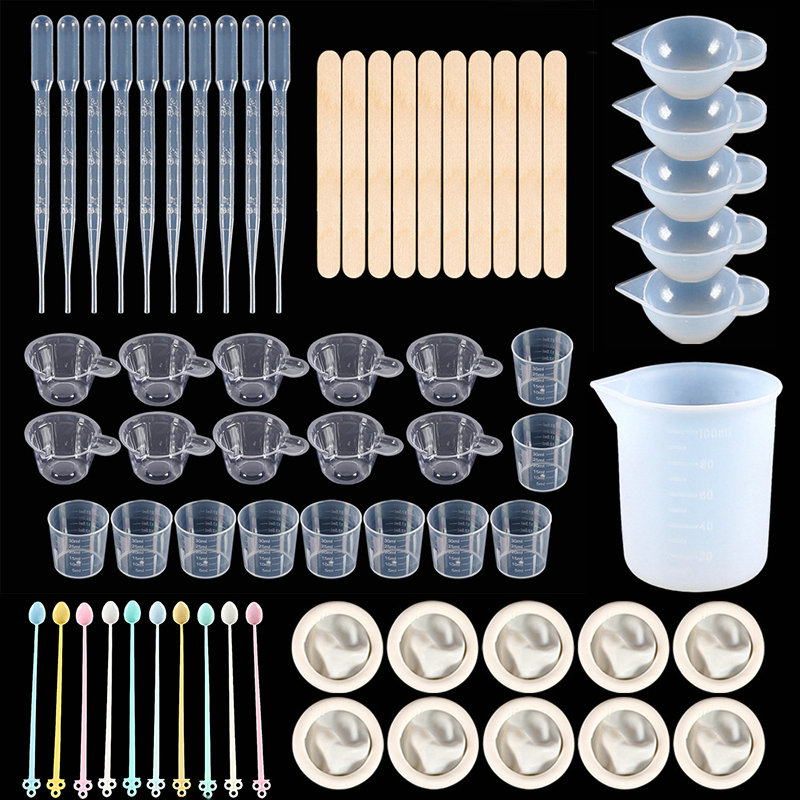 Epoxy Resin Tools Kit Silicone - Mixing Cup Silicone reseña y precio