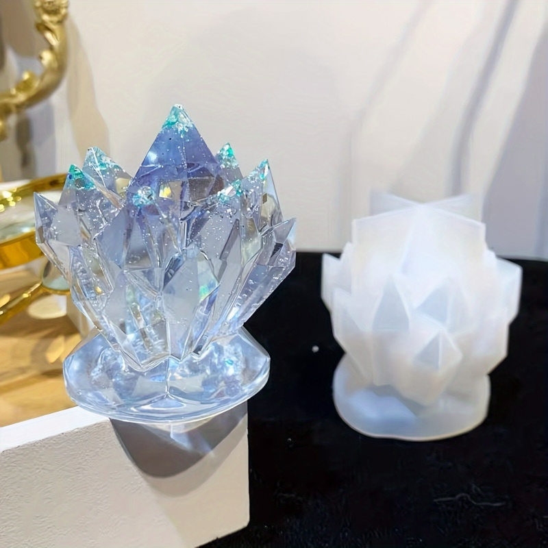 1pcCrystal Cluster Decorative  - Serving Tray Mold reseña y precio
