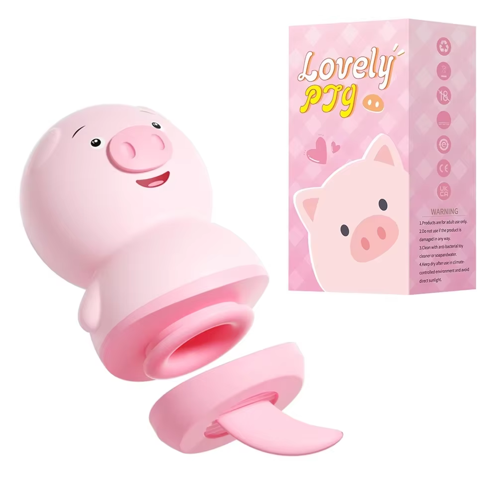 Mini Pig Licking Tongue Vibrat - Vacuum Chamber Small reseña y precio