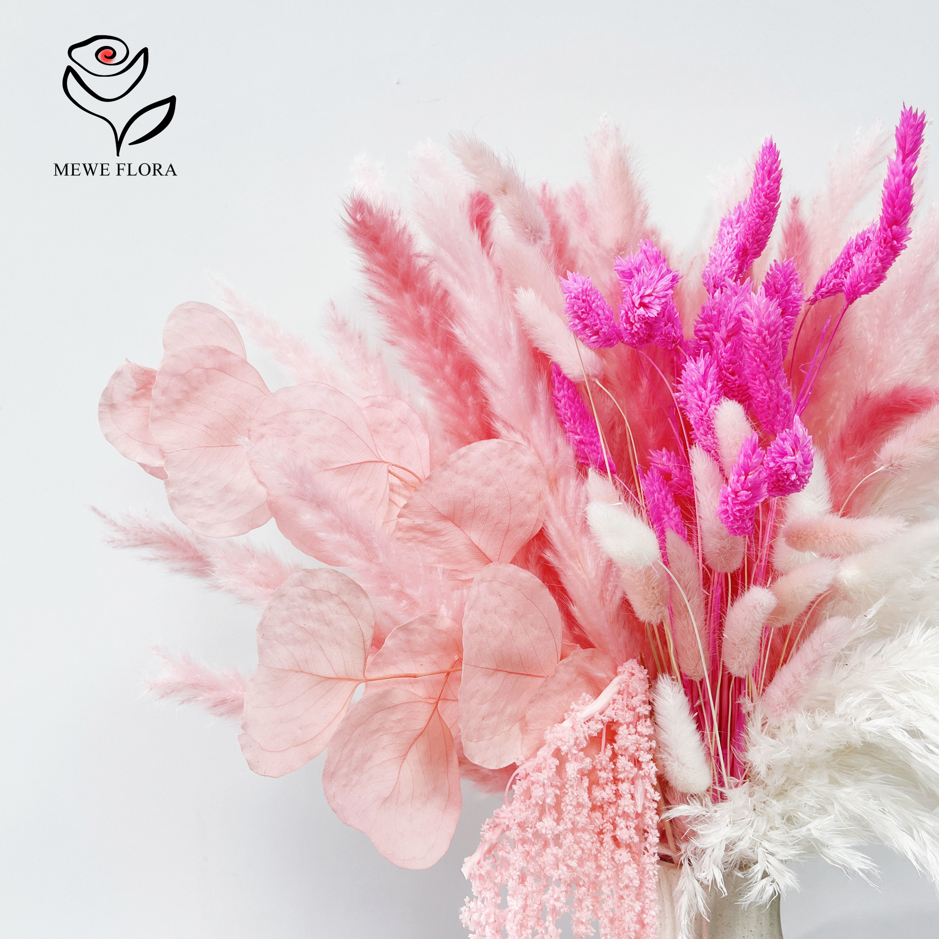 Natural Pampas Pink Dried Flow - Dried Flower Bulk reseña y precio