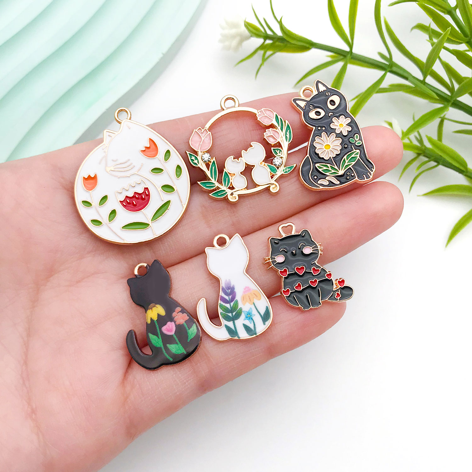 5/10pcs Resin Popular Cat Char - Resin Craft Material reseña y precio