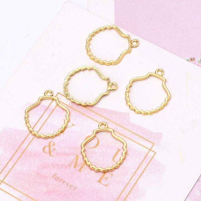   5Pcs Blank Frame Pendant for - Bezels Set Pendant reseña y precio