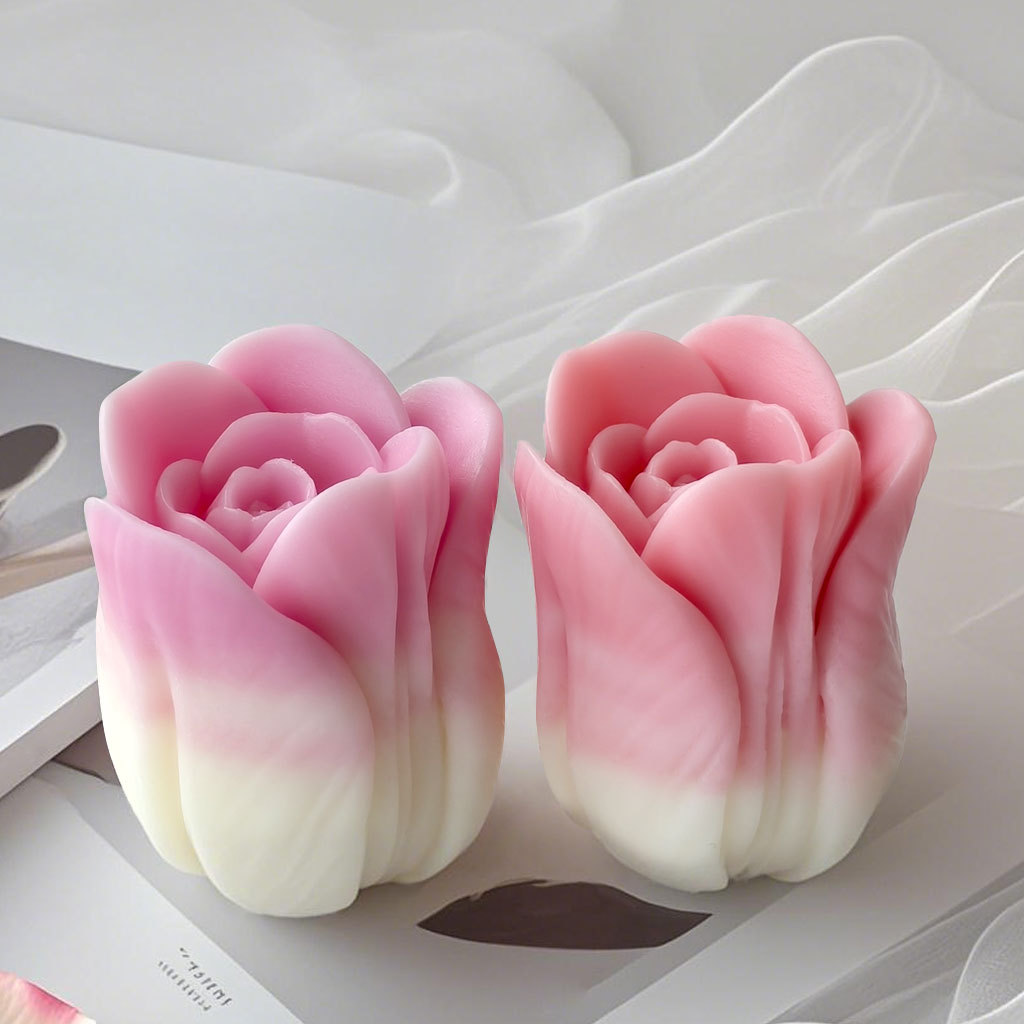 DIY tulip candle silicone mold - Flower Preservation Resin reseña y precio