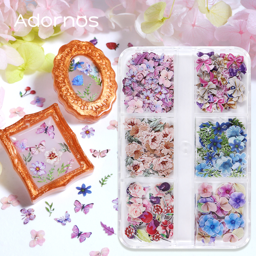 180pcs/box Wood Pulp Flowers C - Flower Preservation Resin reseña y precio