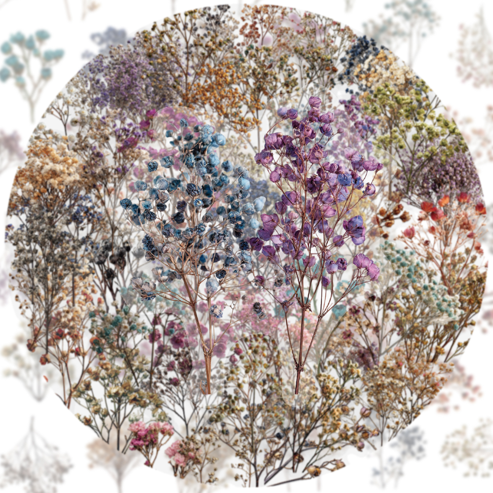 50PCS Retro Color Dried Flower - Dried Flower Bulk reseña y precio