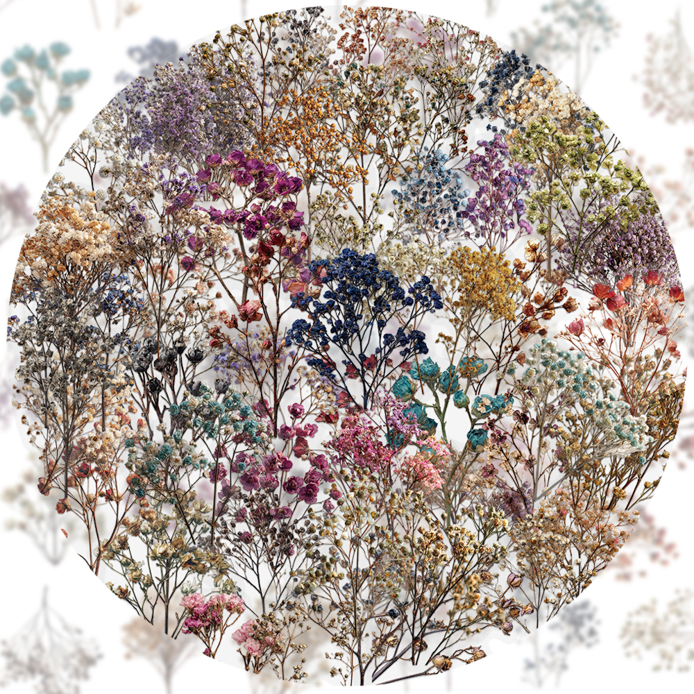 50PCS Retro Color Dried Flower - Dried Flower Bulk reseña y precio