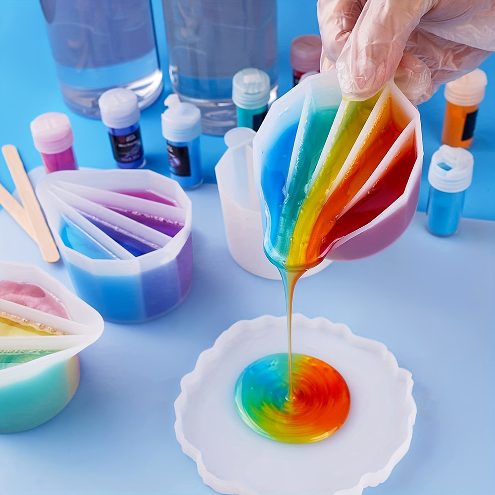2/3/4/5 Grids Silicone Split C - Mixing Cup Silicone reseña y precio