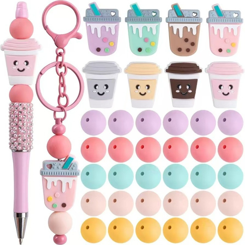 48 Pcs Mixed Style Coffee & Dr - Mixing Cup Silicone reseña y precio