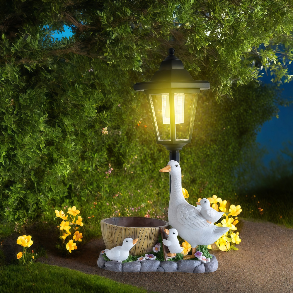 Solar Duck Night Light Garden  - Resin Craft Supplies reseña y precio