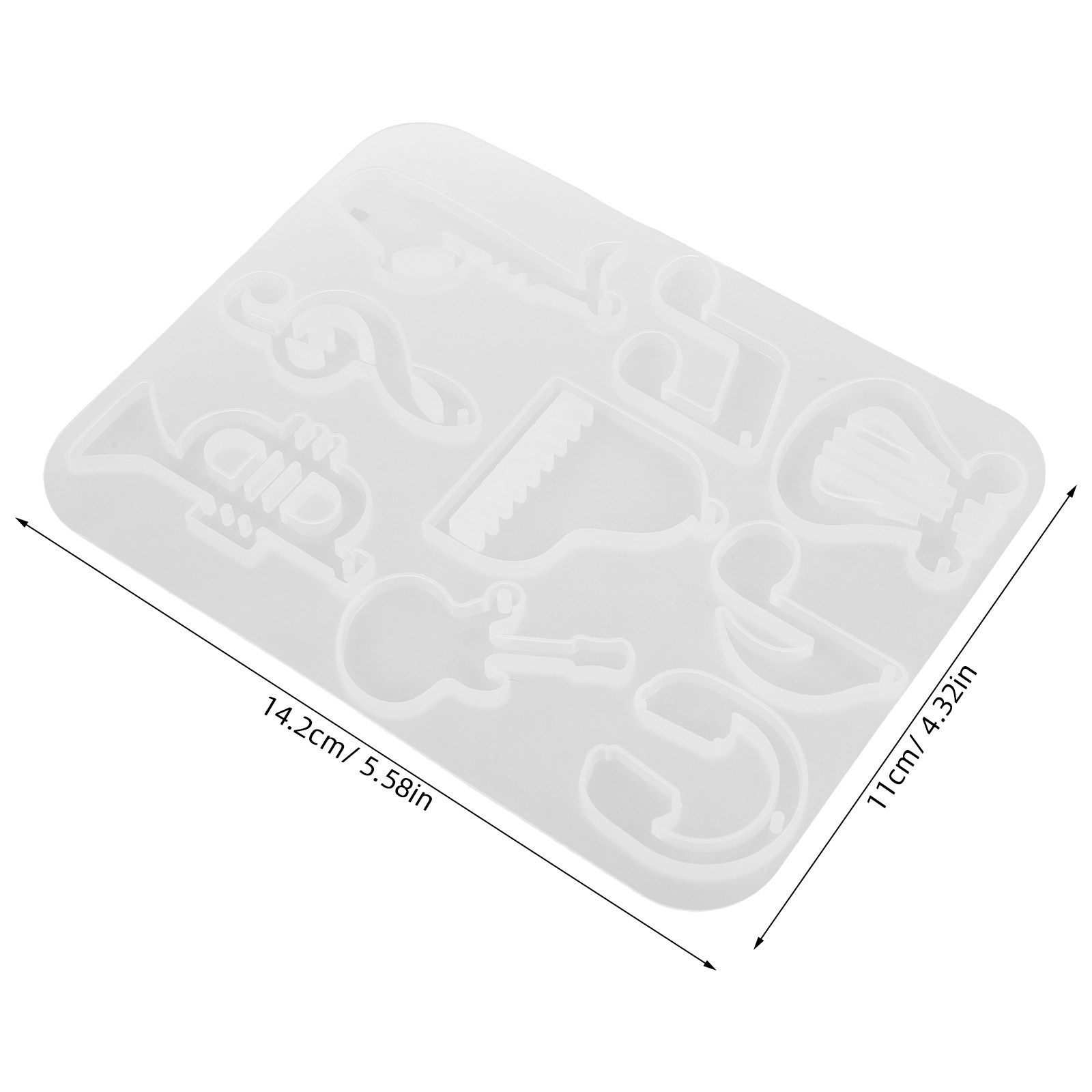 3Pcs Music Themed Silicone Mol - Resin Craft Workshop reseña y precio