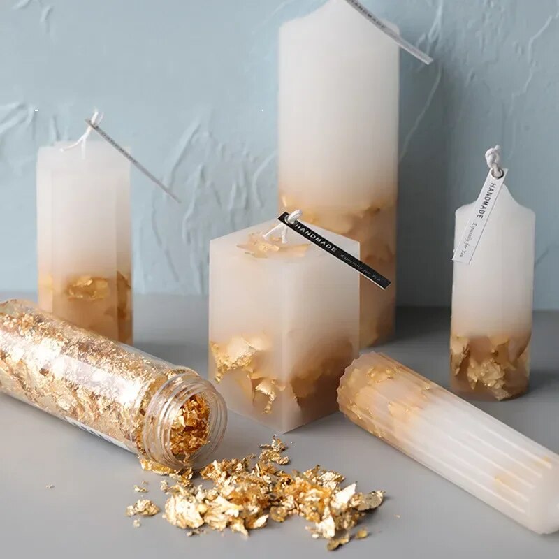 2g/1g Metallic Foil Flakes Gol - Gold Foil Flakes reseña y precio